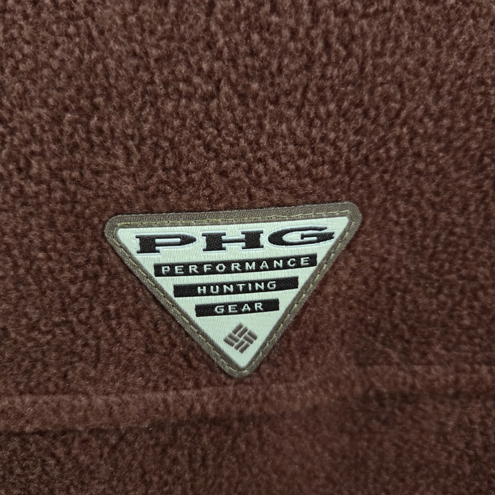 Columbia Jacket Fleece Like Shell Performance Hunting Wine Men Size M Full Zip - Picture 8 of 16
